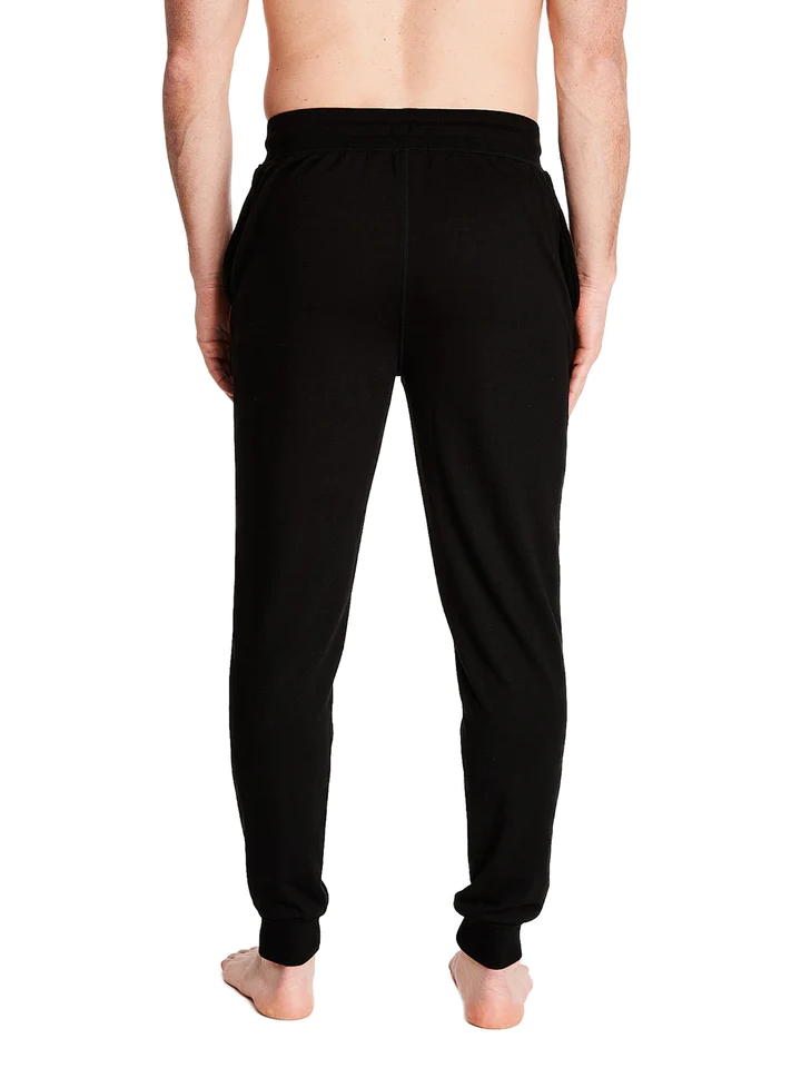 Joe Boxer Knit Jogger Pant-Black