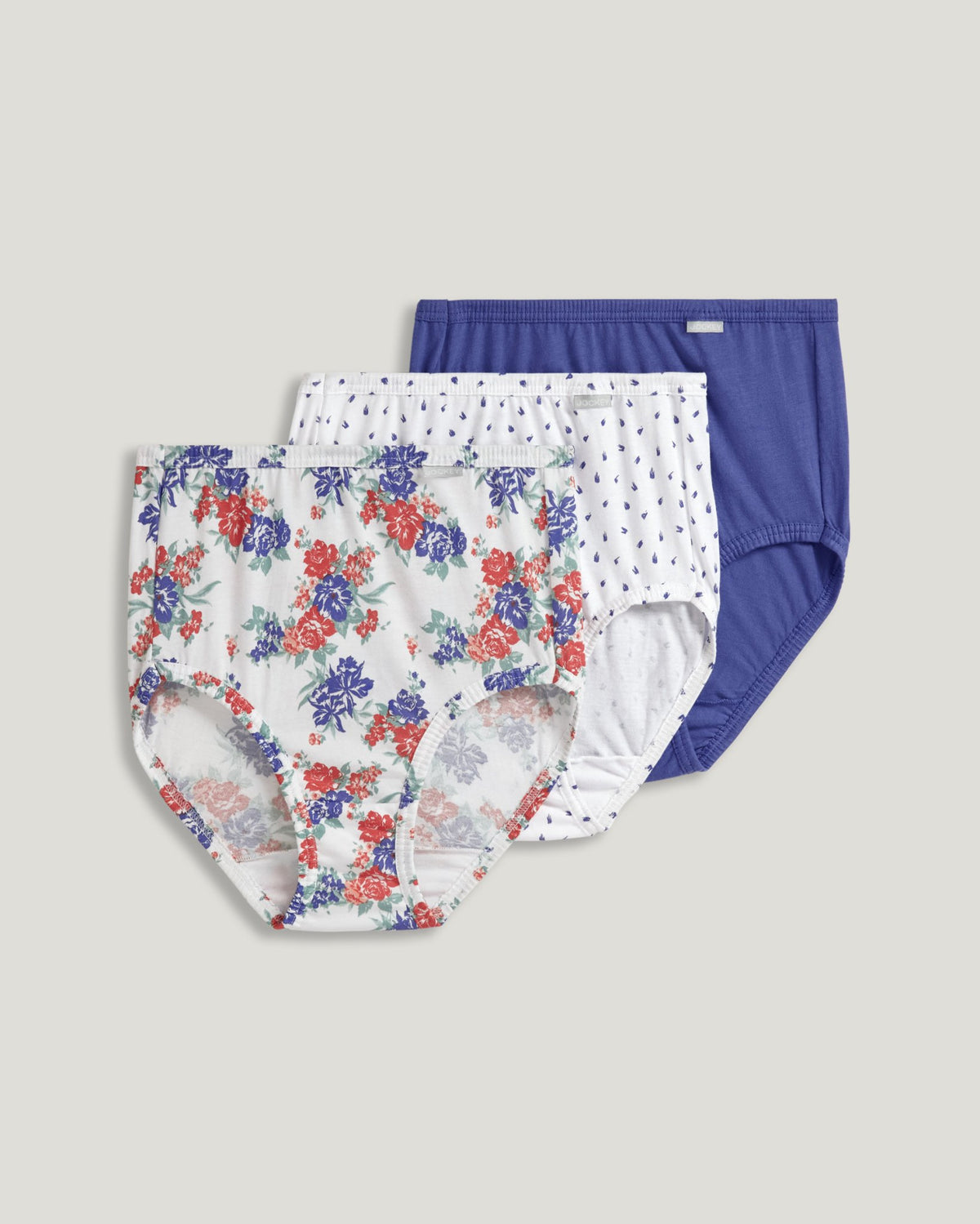 Jockey Elance Cotton Comfort Brief-3 Pk