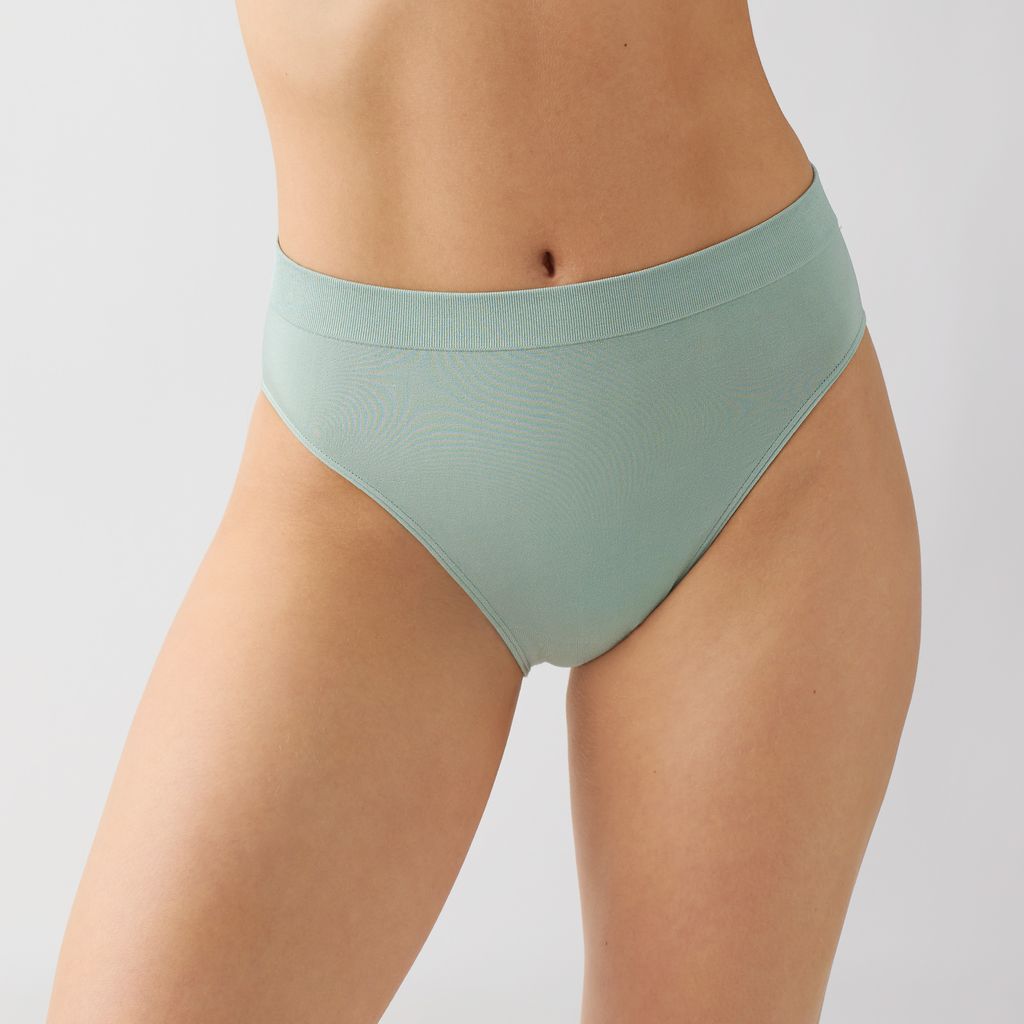 Wacoal B-Smooth Hi Cut Panty-Iceberg Green