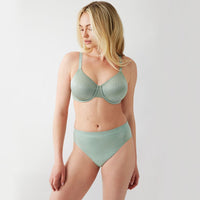 Wacoal Back Appeal Underwire Bra-Iceberg Green
