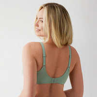 Wacoal Back Appeal Underwire Bra-Iceberg Green