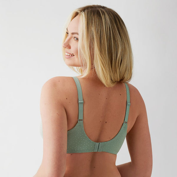 Wacoal Back Appeal Underwire Bra-Iceberg Green