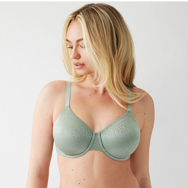 Wacoal Back Appeal Underwire Bra-Iceberg Green
