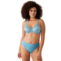 Wacoal Back Appeal Underwire Bra-Adriatic Blue