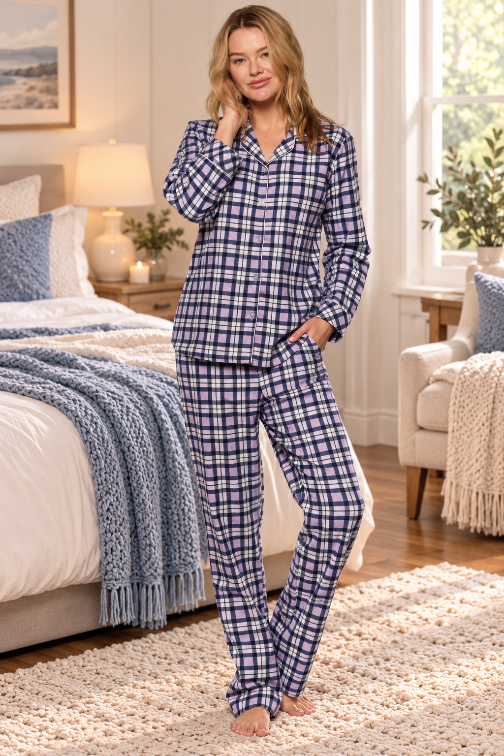 Claudel Plaid Flannel PJ