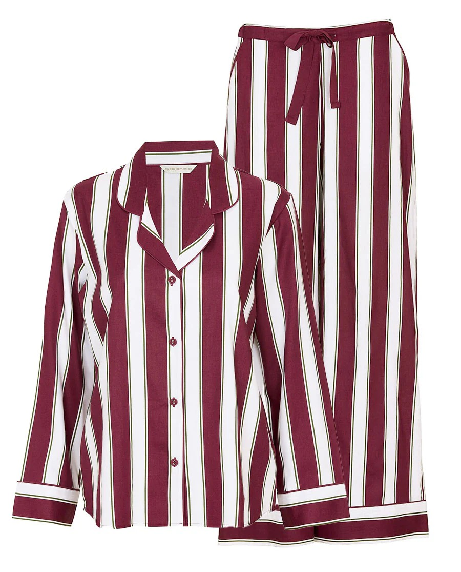 CyberJammies Yasmin Stripe Pajama Set