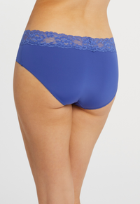 Montelle Microfiber and Lace Hipster-Sapphire