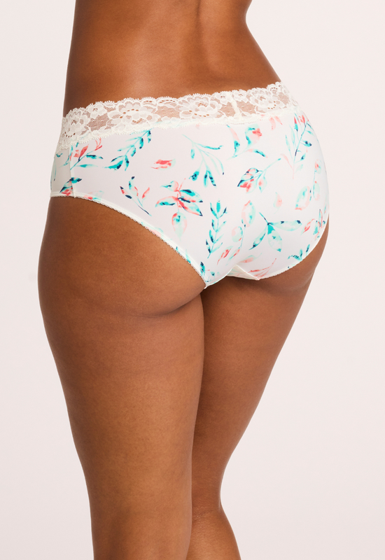 Montelle Microfiber and Lace Hipster-Paradise