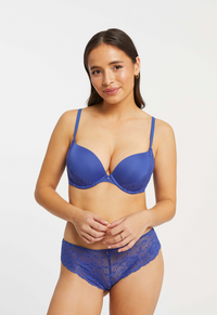 Montelle Allure Light Push Up Bra-Sapphire