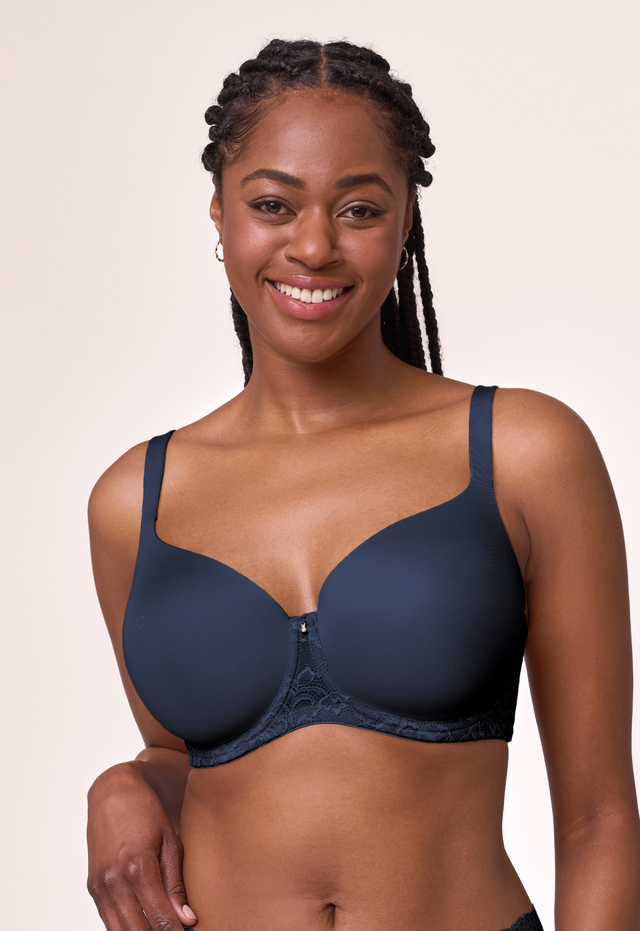 Montelle Pure Plus Contour Bra-Cambridge Blue