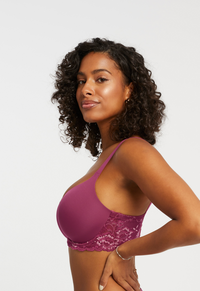 Montelle Pure Plus Contour Bra-Cranberry Rose