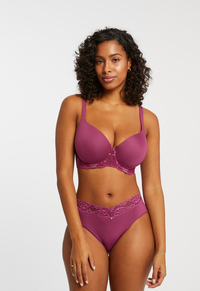 Montelle Pure Plus Contour Bra-Cranberry Rose