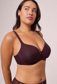 Montelle Pure Plus Contour Bra-Fudge
