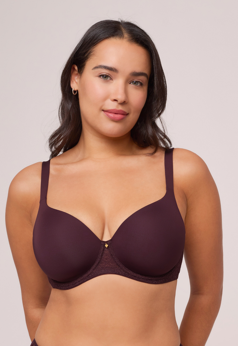 Montelle Pure Plus Contour Bra-Fudge