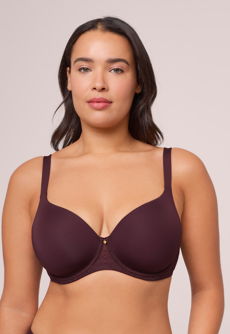 Montelle Pure Plus Contour Bra-Fudge