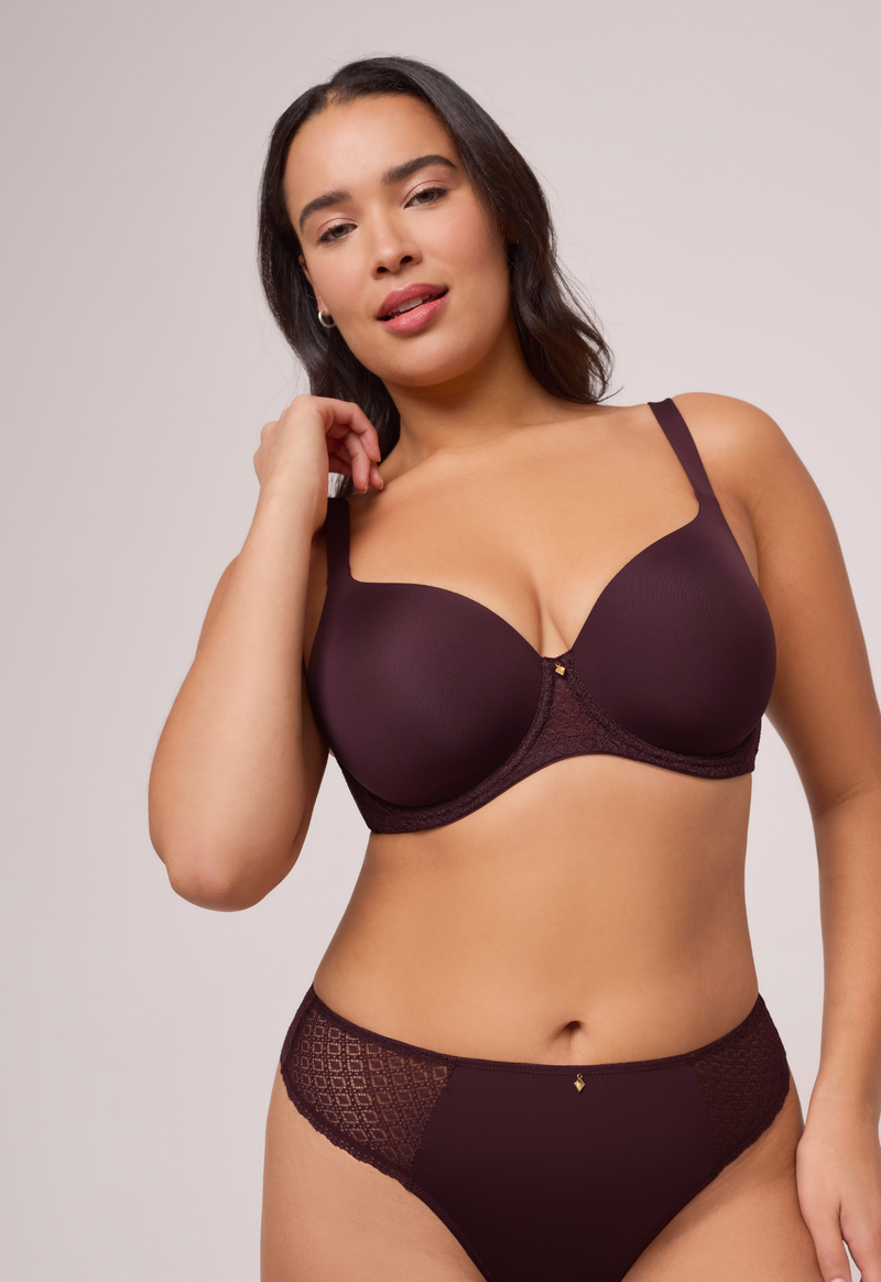 Montelle Pure Plus Contour Bra-Fudge