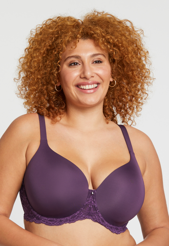 Goddess Michelle Underwire Padded Banded Bra GD5000 / Sand, Blk- 38-46 B-DD  Cup 