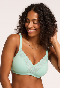 Montelle Wire-Free Dream Bra-Seafoam