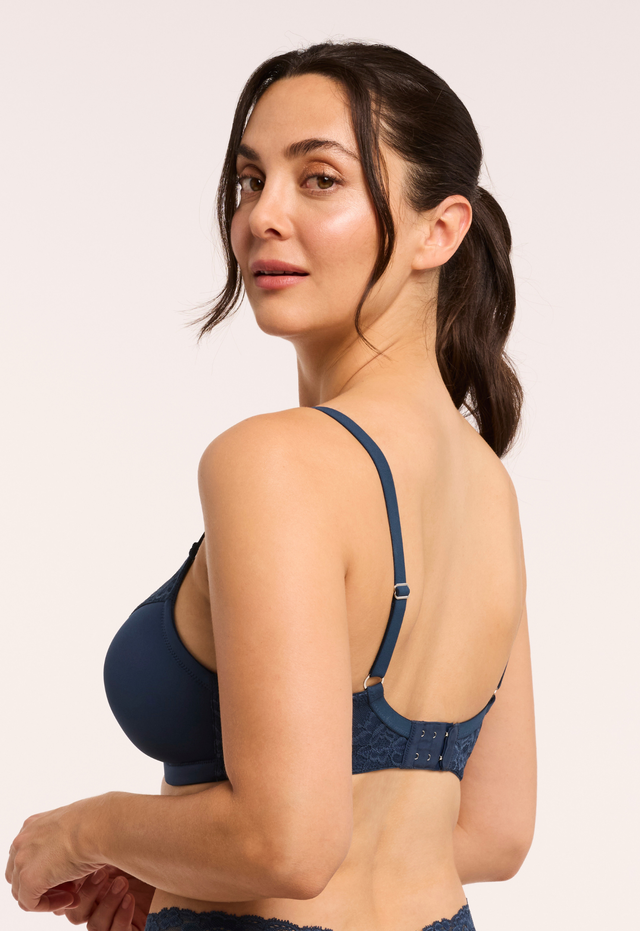 Montelle Wire-Free Dream Bra-Cambridge Blue