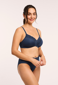 Montelle Wire-Free Dream Bra-Cambridge Blue