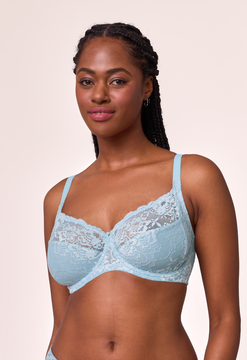 Montelle Muse Lace Bra-Dewdrop
