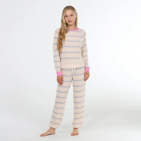 Honeydew Star Seeker PJ Set-Renewal Stripe