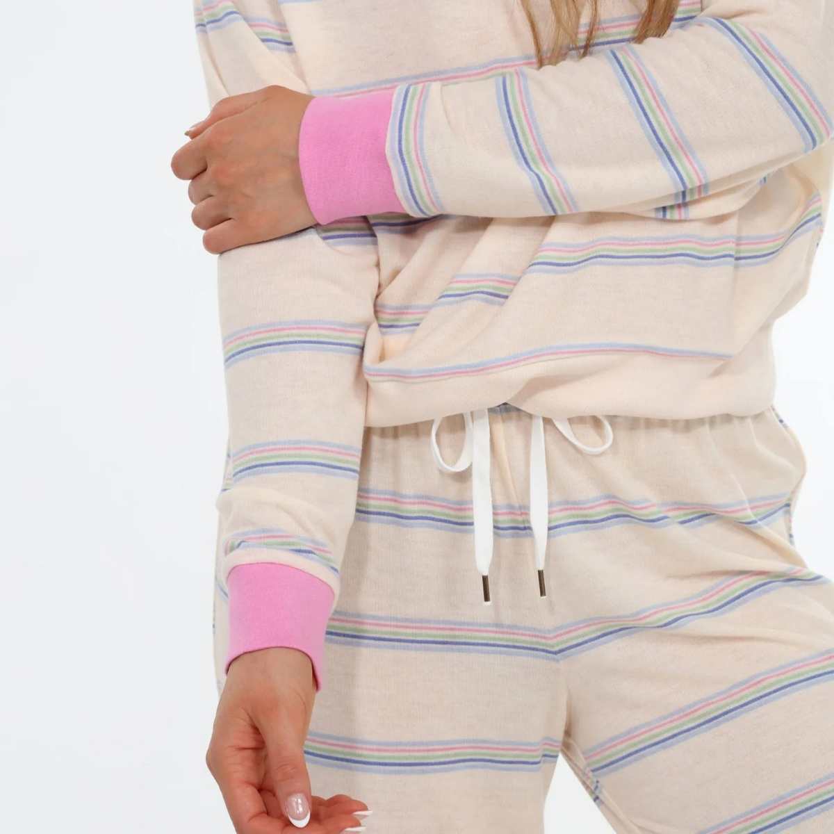 Honeydew Star Seeker PJ Set-Renewal Stripe