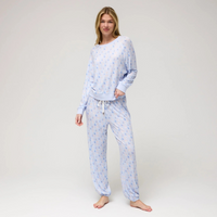 Honeydew Star Seeker PJ Set-Sailboats