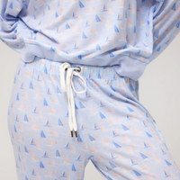 Honeydew Star Seeker PJ Set-Sailboats