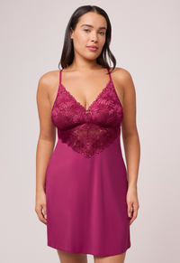 Montelle Vixen Chemise-Dark Cherry