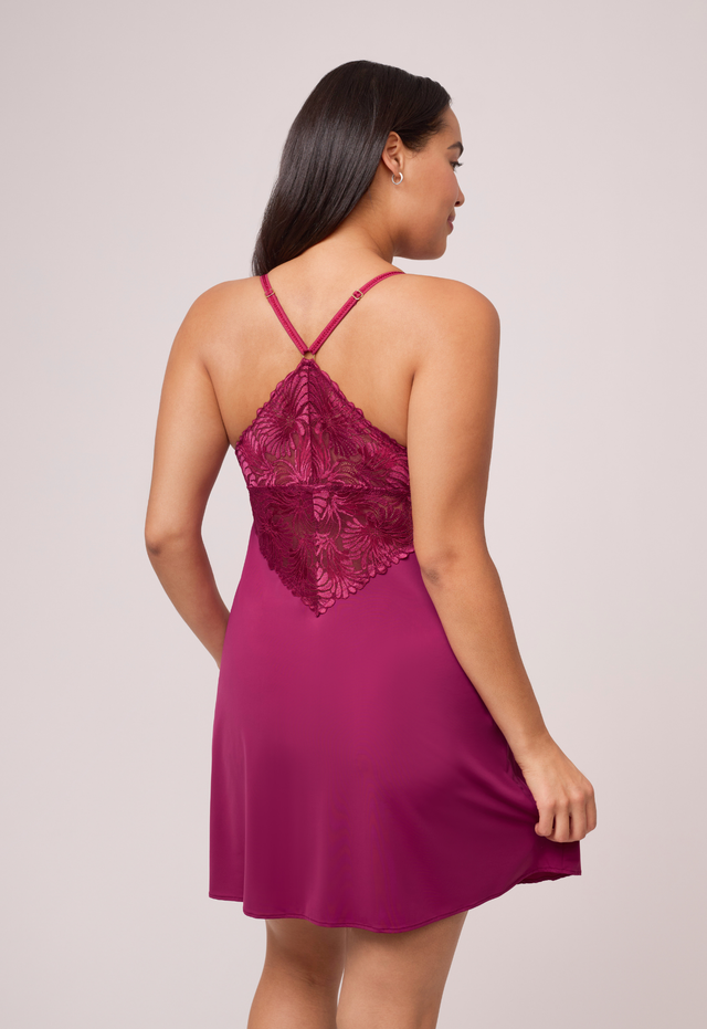 Montelle Vixen Chemise-Dark Cherry