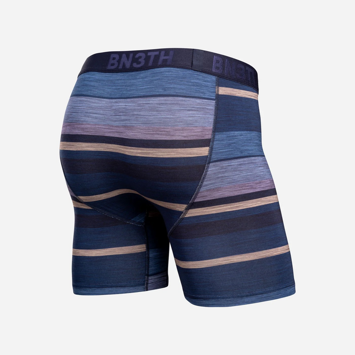 BN3TH Thick Stripe Navy Boxer Brief