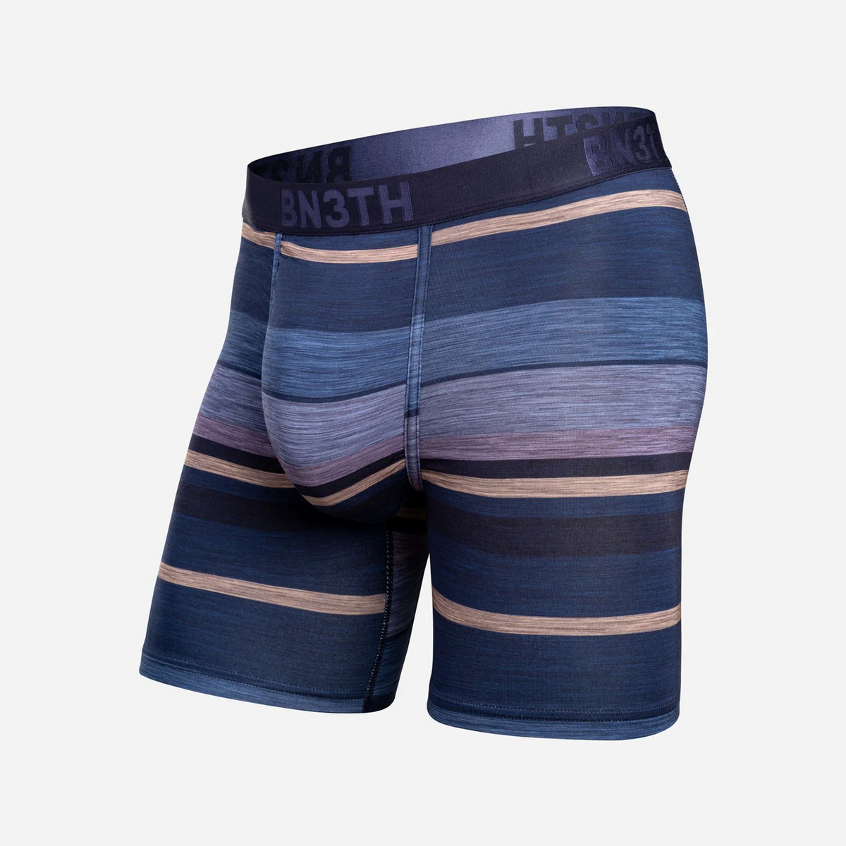 BN3TH Thick Stripe Navy Boxer Brief