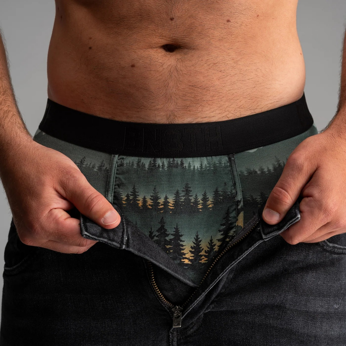 BN3TH Forest Stag Deepest Spruce Boxer Brief