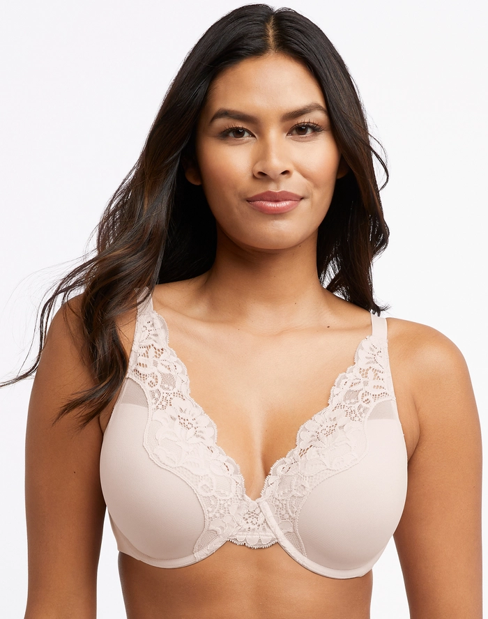 Bali One Smooth U Comfort Stretch Lace Underwire Bra