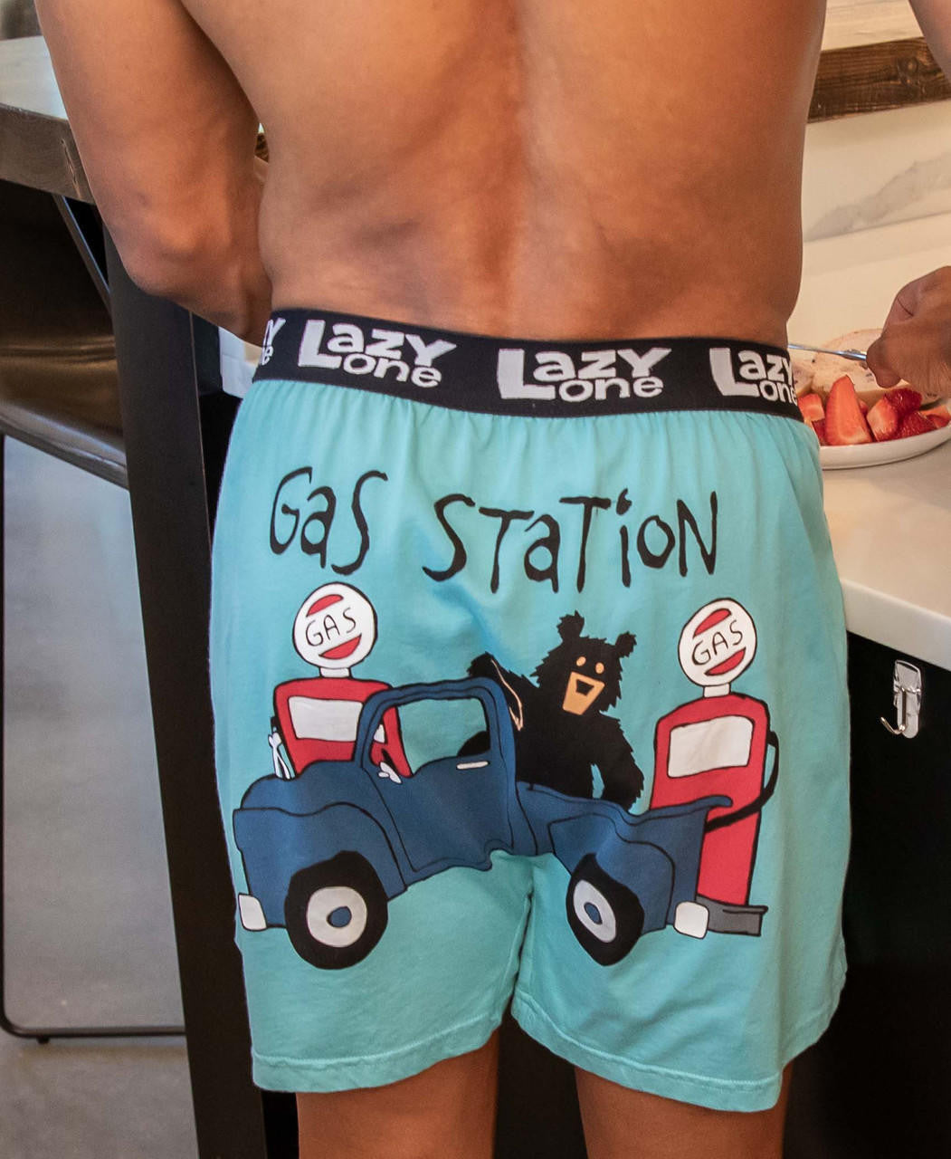LazyOne Gas Station Boxer