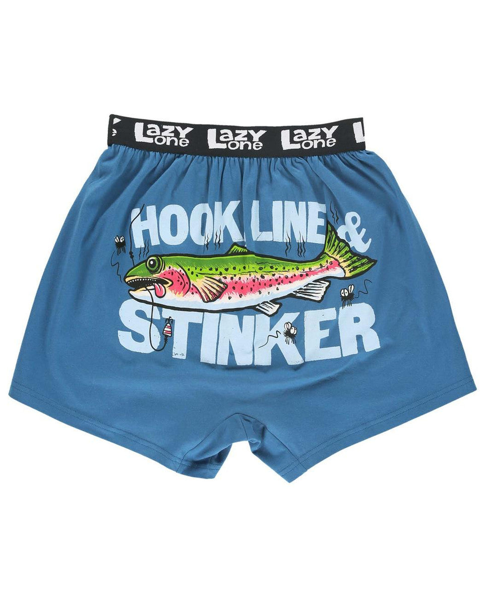 LazyOne Hook, Line and Stinker Boxer