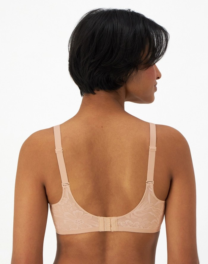Bali Breathe Smooth Lace Underwire Bra