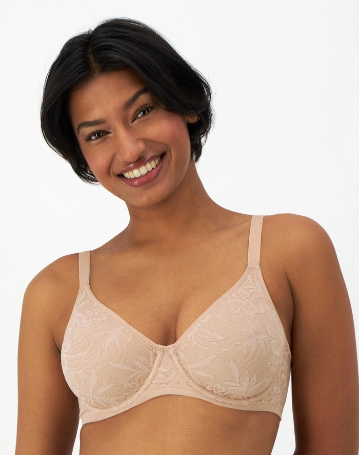 Bali Breathe Smooth Lace Underwire Bra