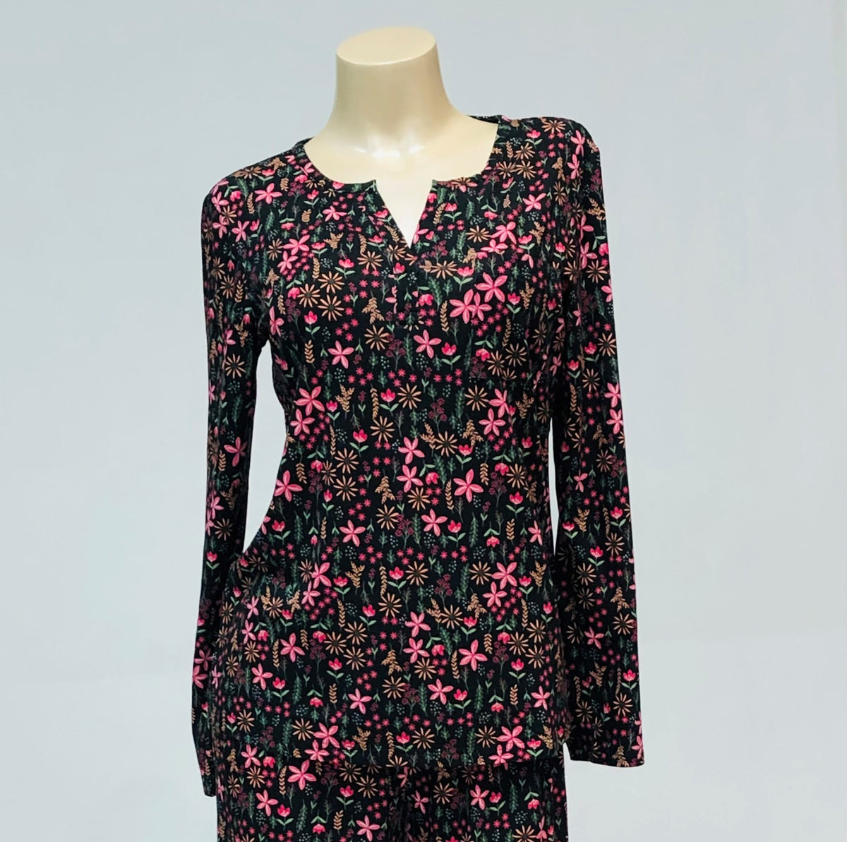 Cool Girl Dusk To Dawn Floral Long Sleeve Shirt