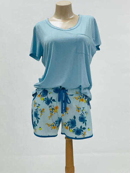 Cool Girl Bluebelles and Bliss Short Sleeve Top