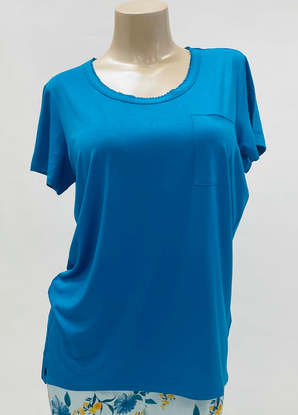 Cool Girl Bluebelles and Bliss Short Sleeve Top