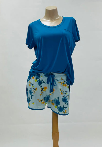 Cool Girl Bluebelles and Bliss Short Sleeve Top