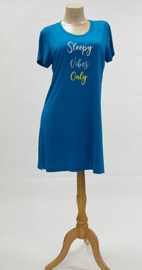 Cool Girl Sleepy Vibes Only Nightshirt