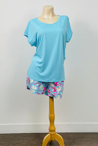 Cool Girl Comfy Cabana Short Sleeve Top
