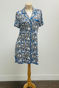 Cool Girl Midnight Majesty Paisley Boyfriend Nightshirt