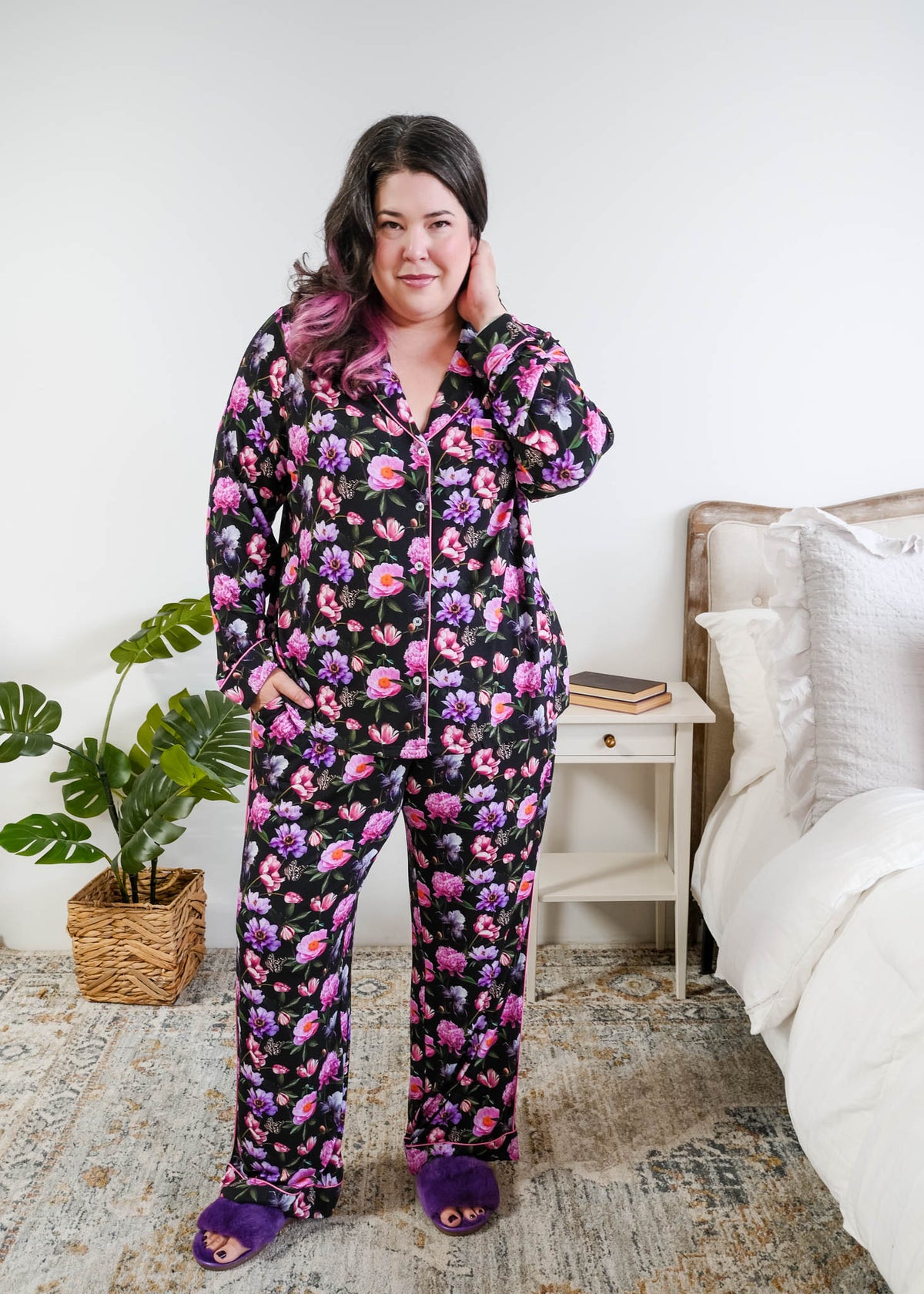 Georgia Rylan Dreamy Blooms Buttom Up PJ