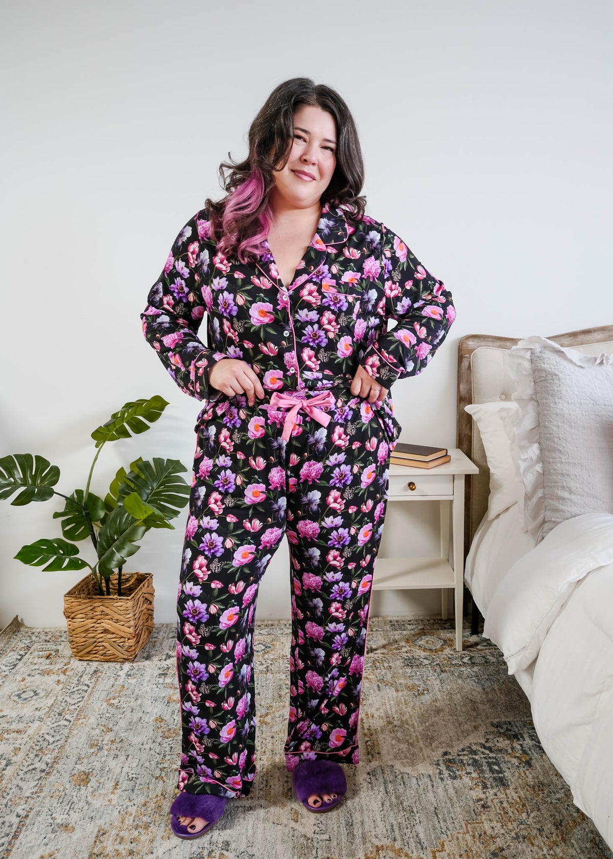 Georgia Rylan Dreamy Blooms Buttom Up PJ