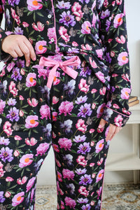 Georgia Rylan Dreamy Blooms Buttom Up PJ