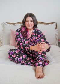 Georgia Rylan Dreamy Blooms Buttom Up PJ